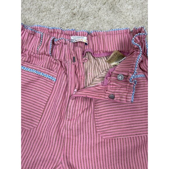 Scotch & Soda Pink Striped Downtown Surf Shorts with Shell Charm Size 2 - Picture 5 of 11